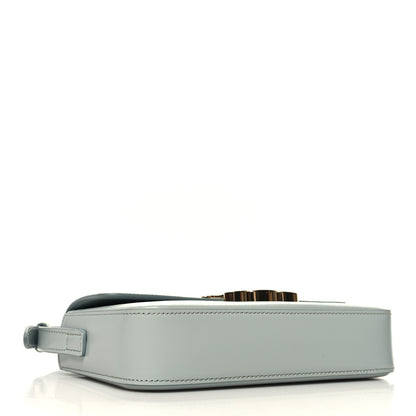 Celine Shiny Calfskin Triomphe Shoulder Bag Soft Blue 3 of 9