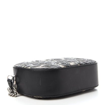Gucci GG Supreme Monogram Arabesque Mini Chain Shoulder Bag Beige Black 4 of 10