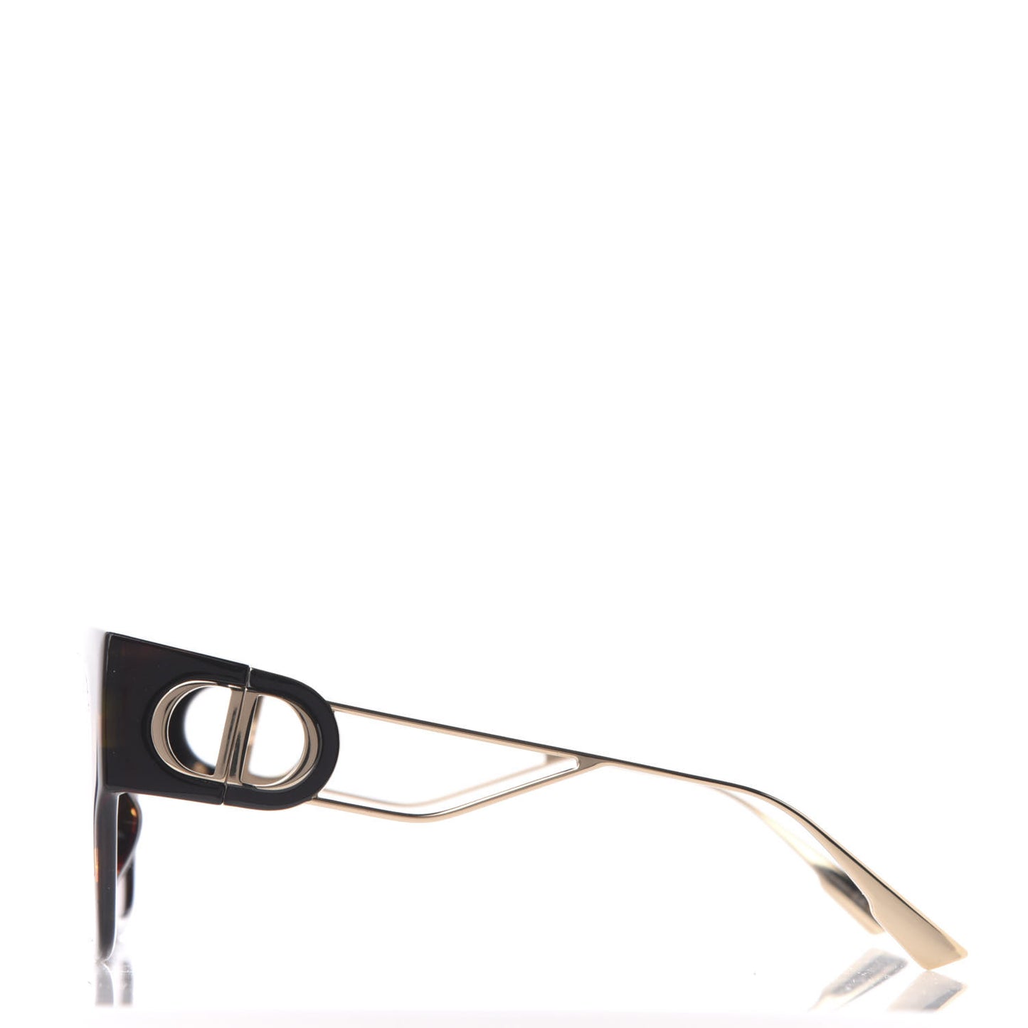 Rectangular 30 Montaigne 1 Sunglasses Tortoise