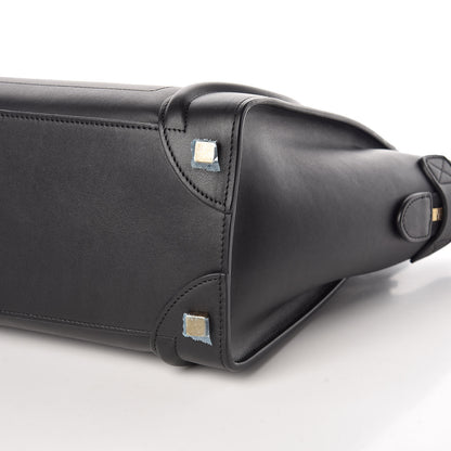 Celine Smooth Calfskin Micro Luggage Black 6 of 11