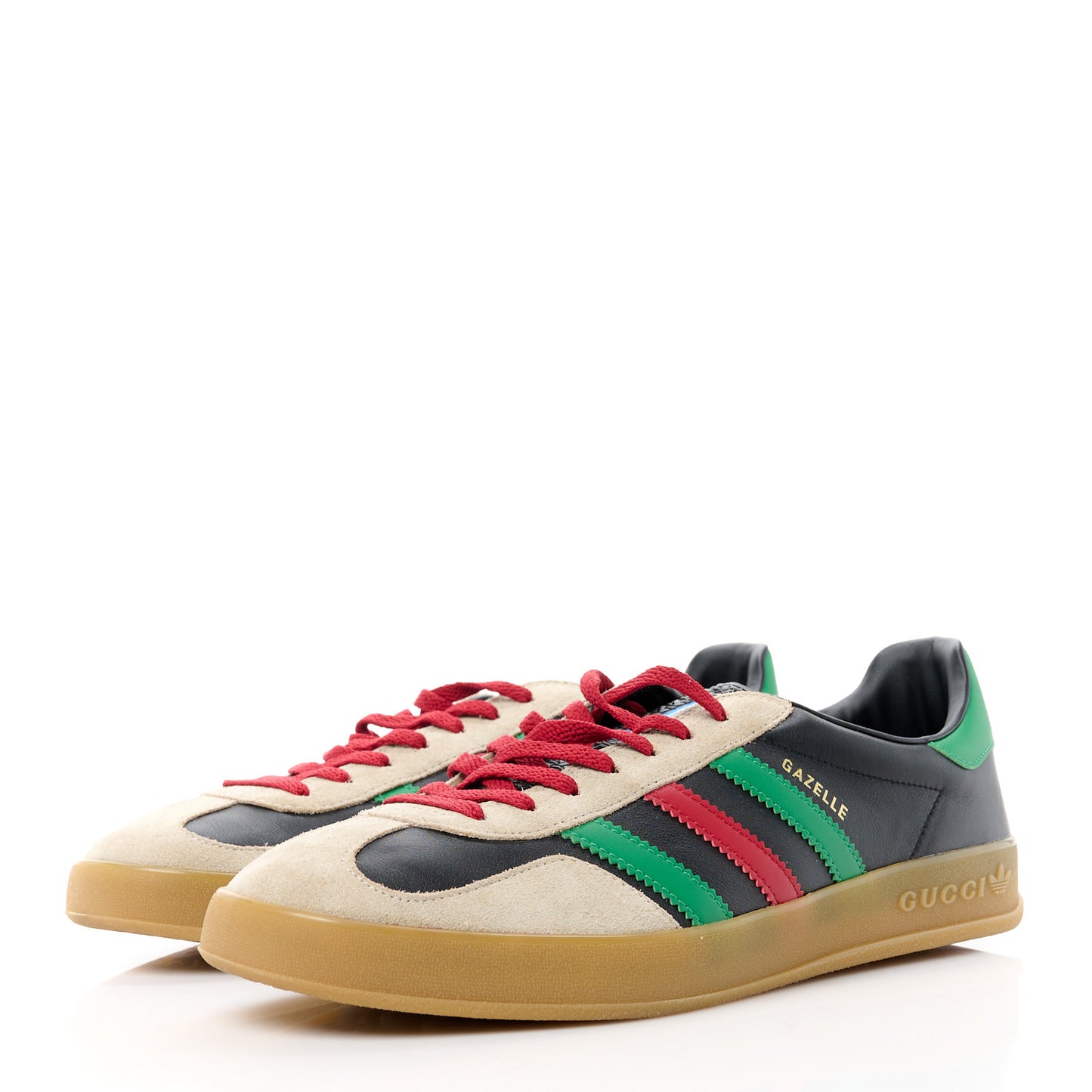 X ADIDAS Suede Madeira Demetra Mens Gazelle Sneakers 12.5 Oatmeal Black New Shamarock Hibiscus Red