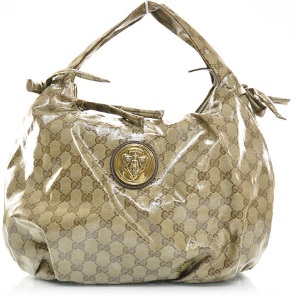 Gucci Crystal Monogram Hysteria Hobo 1 of 9
