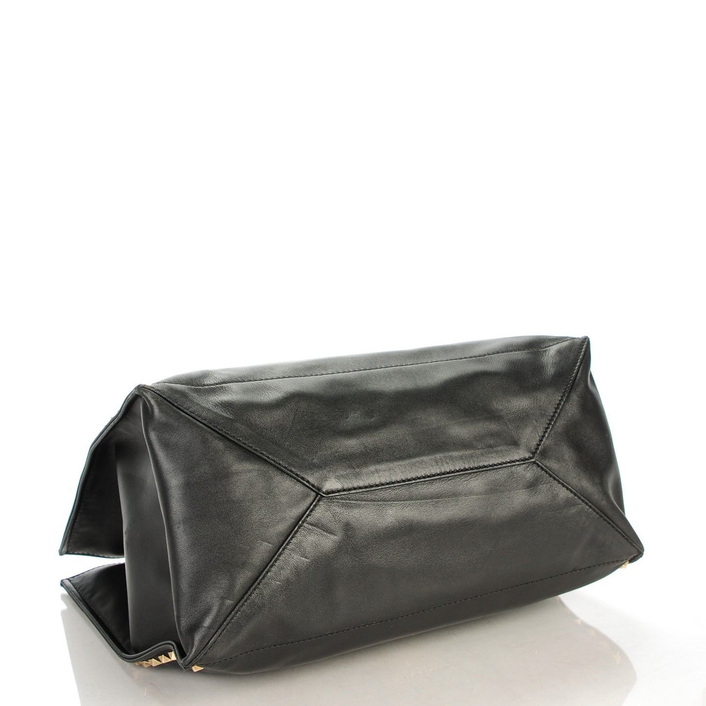 Nappa Medium Rockstud Soft Tote Black