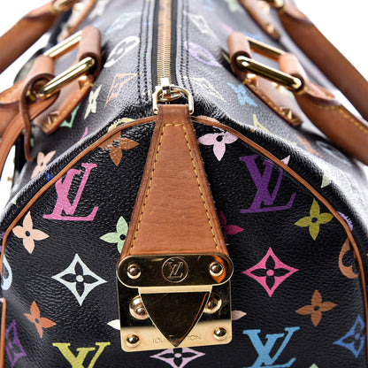 Louis Vuitton Monogram Multicolor Speedy 30 Black 9 of 25