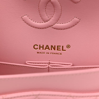 Chanel Caviar Quilted Small Double Flap Pink 6 of 8