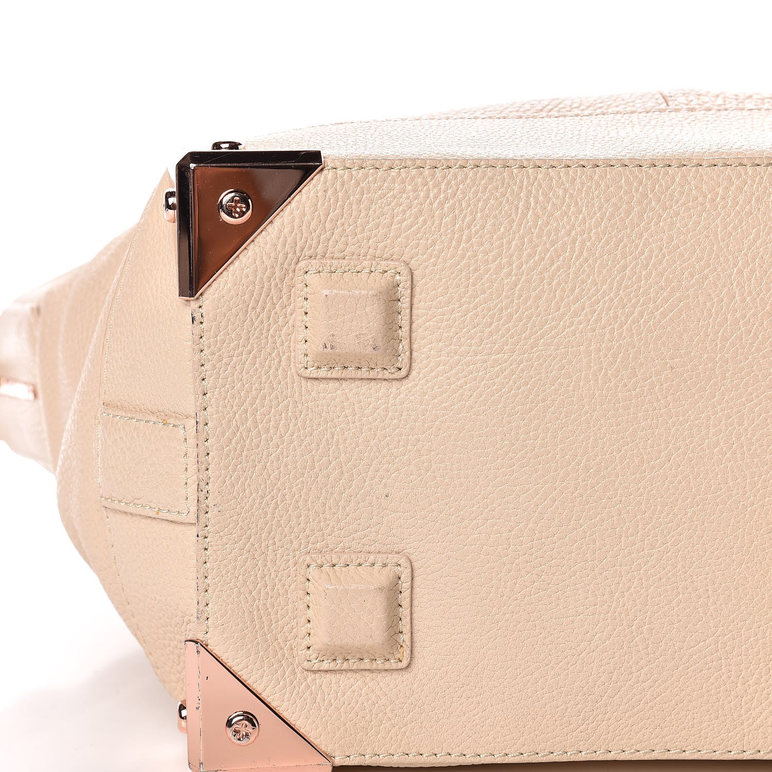 Alexander Wang Pebbled Calfskin Large Emile Eggshell 10 of 12
