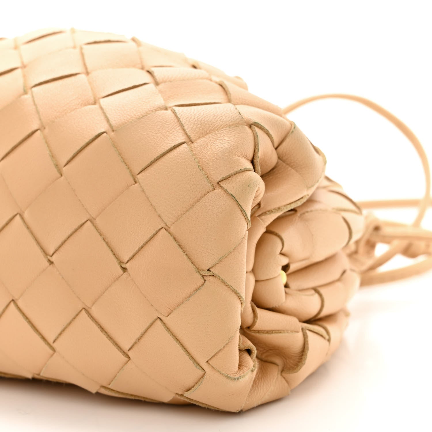 Bottega Veneta Nappa Intrecciato The Mini Pouch Almond 10 of 10