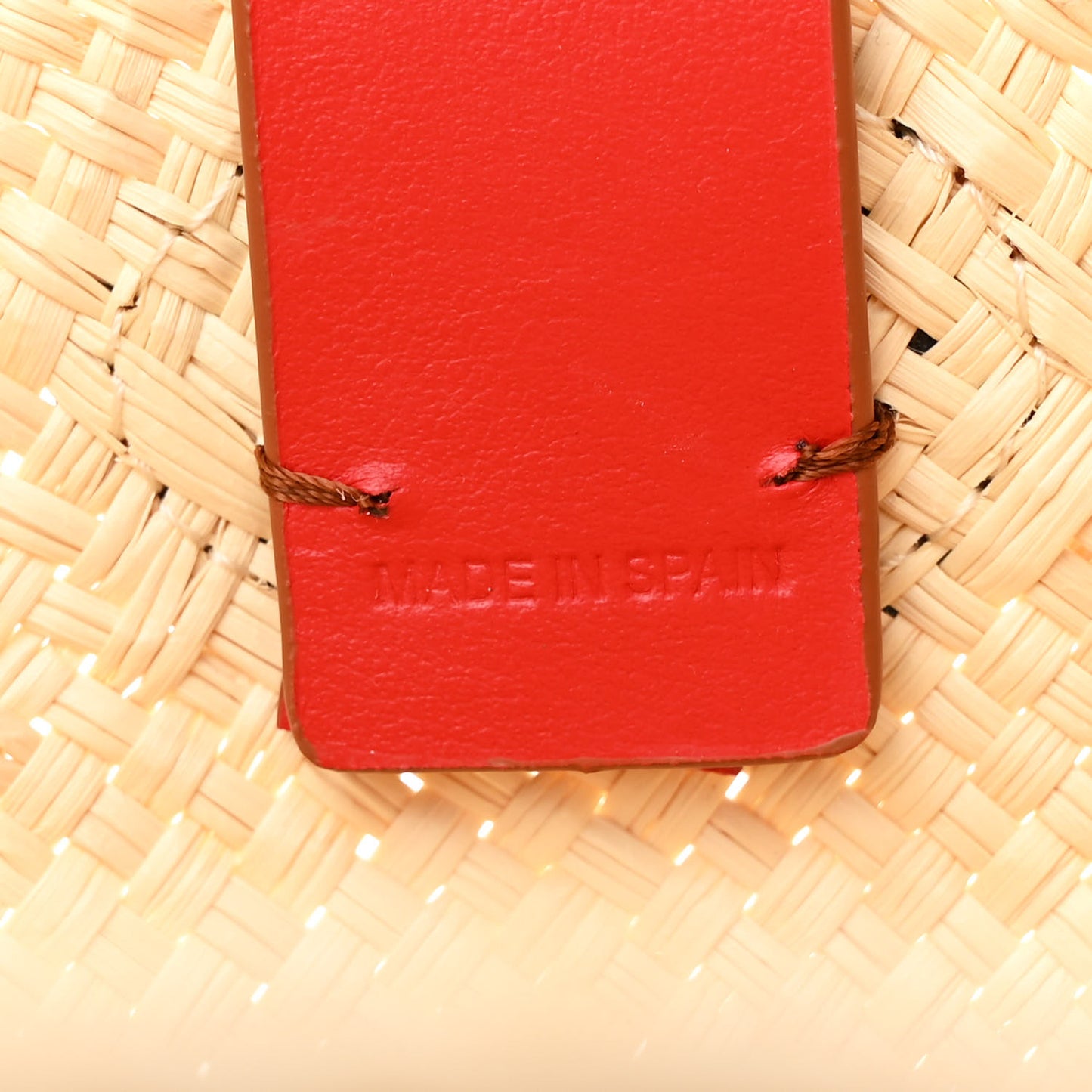 Calfskin Raffia Mini Cabata Tote Natural Cuoio