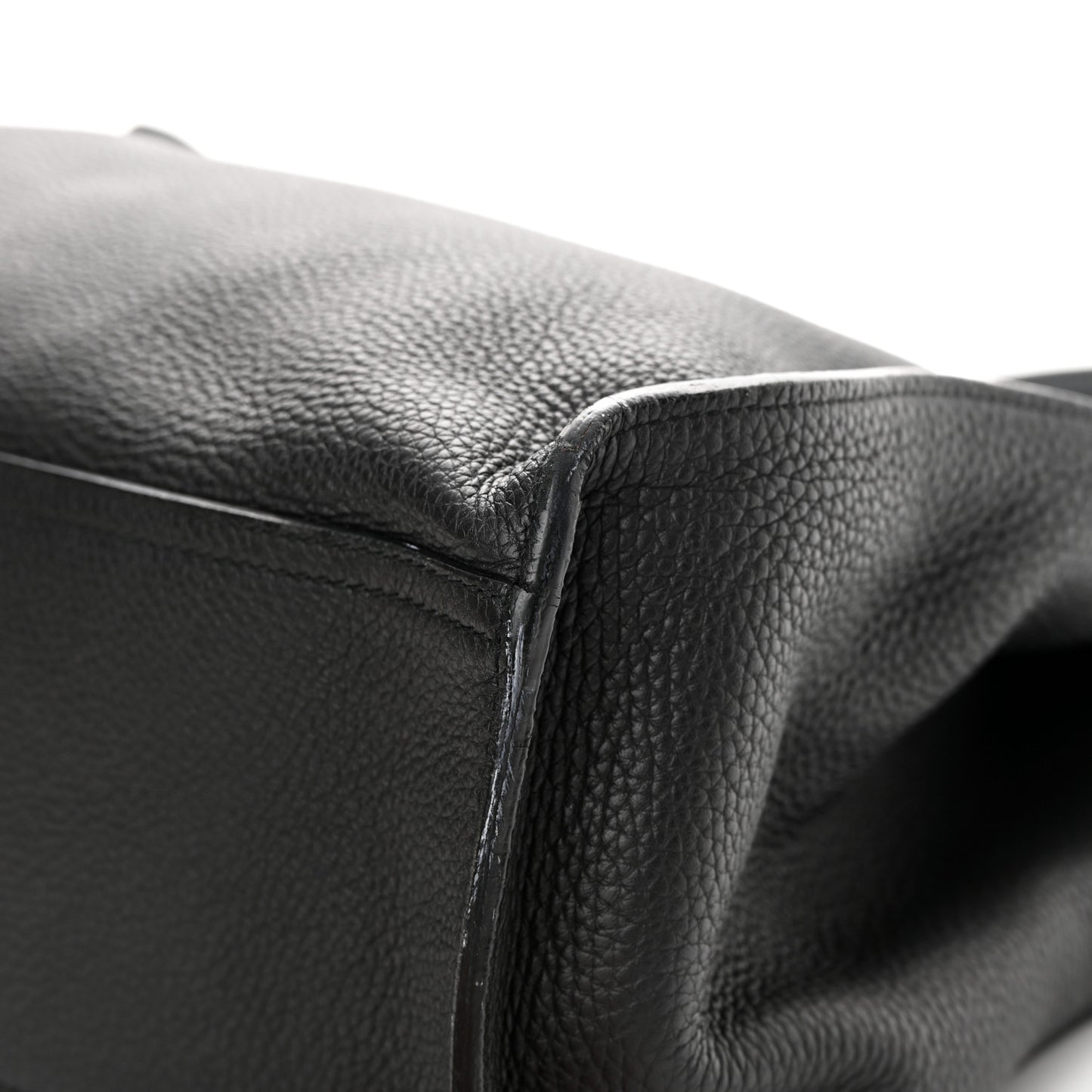 Soft Calfskin Medium Jackie Top Handle Bag Black