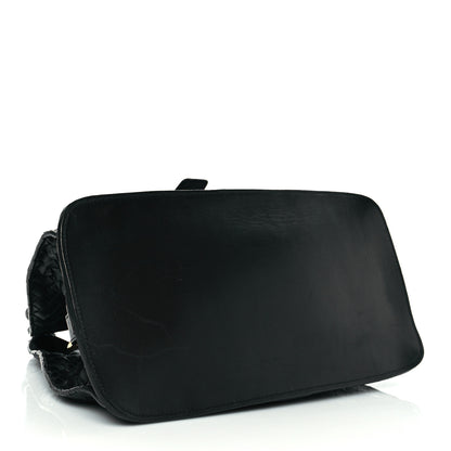 Bottega Veneta Nappa Intrecciato Shoulder Bag Black 3 of 9