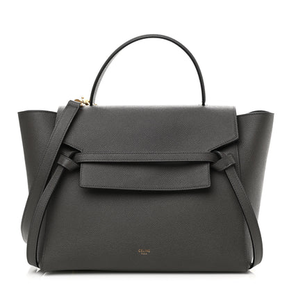 Celine Grained Calfskin Mini Belt Bag Grey 1 of 11