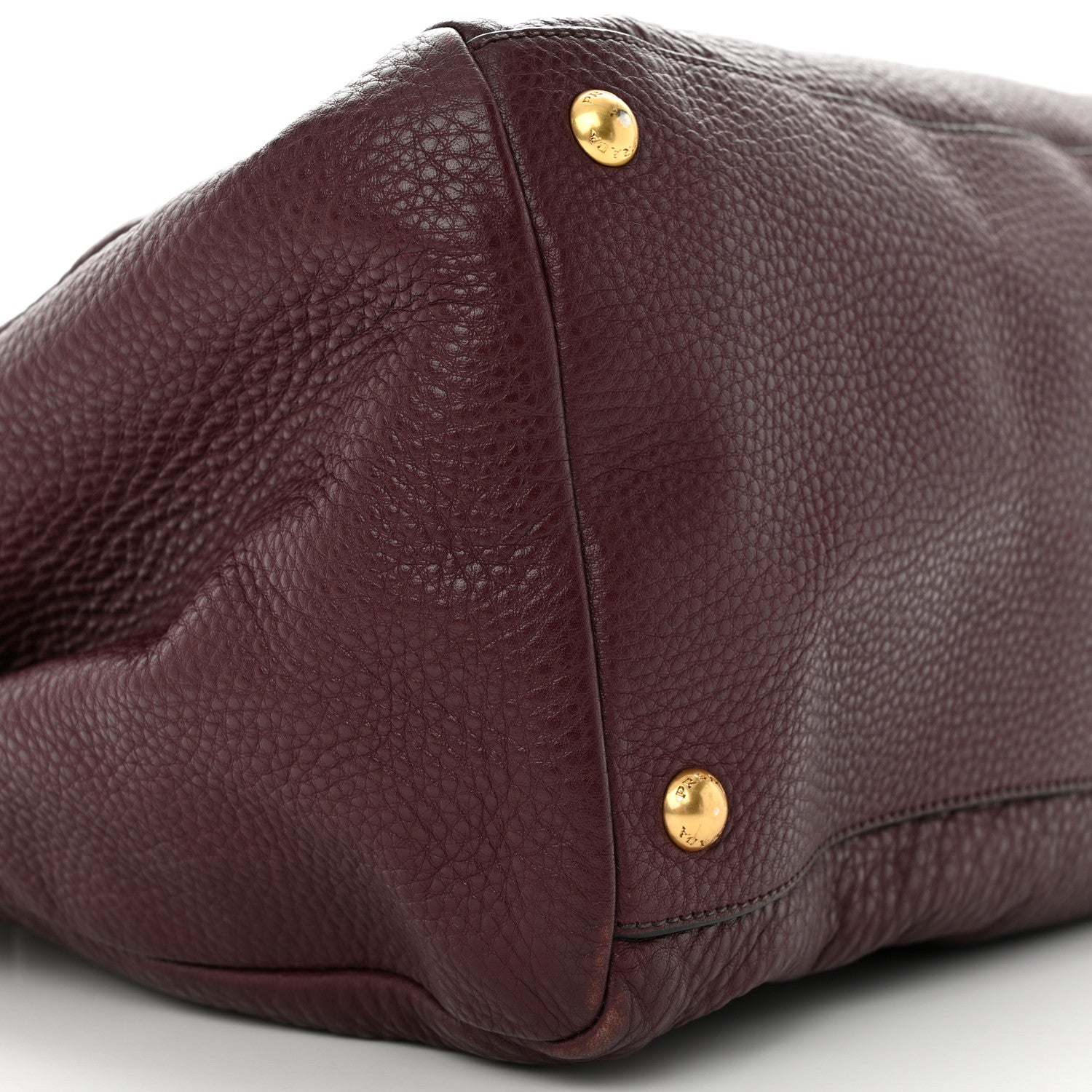 Prada Vitello Phenix Shopping Tote Granato 8 of 12