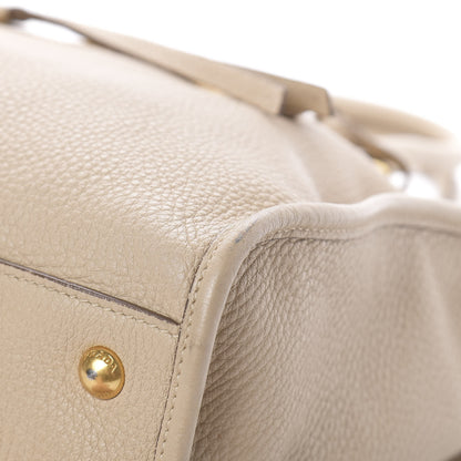 Prada Vitello Daino Shopping Satchel Cammeo 11 of 21