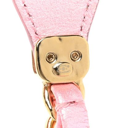 Chanel Iridescent Lambskin Metal Chain Belt XS Pink 4 of 6