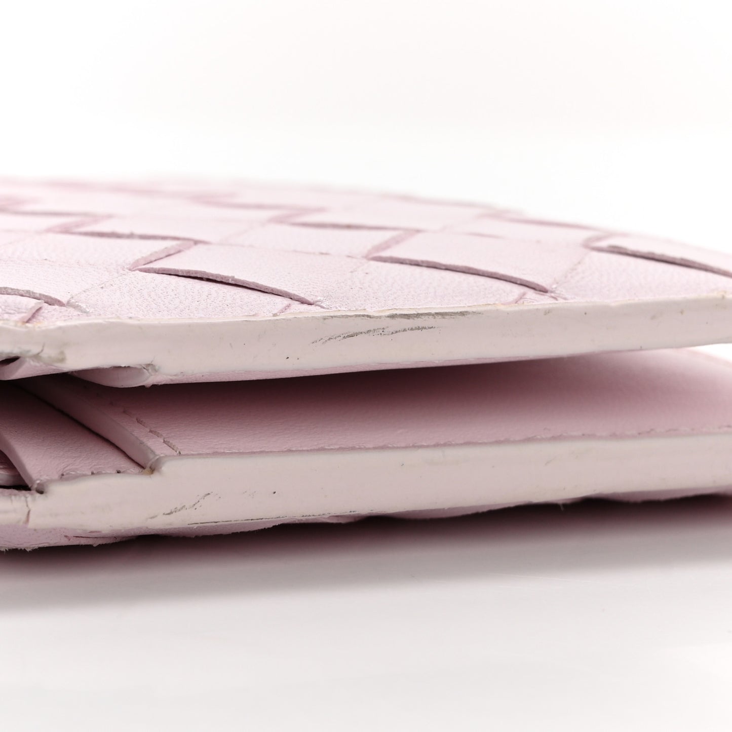Nappa Intrecciato Bifold Zip Wallet Bliss Washed