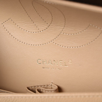 Chanel Caviar Quilted Jumbo Double Flap Beige Clair 5 of 7