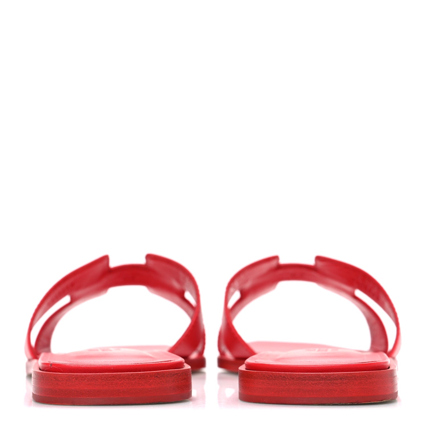 Hermes Calfskin Oran Sandals 41 Rouge Bali 6 of 11