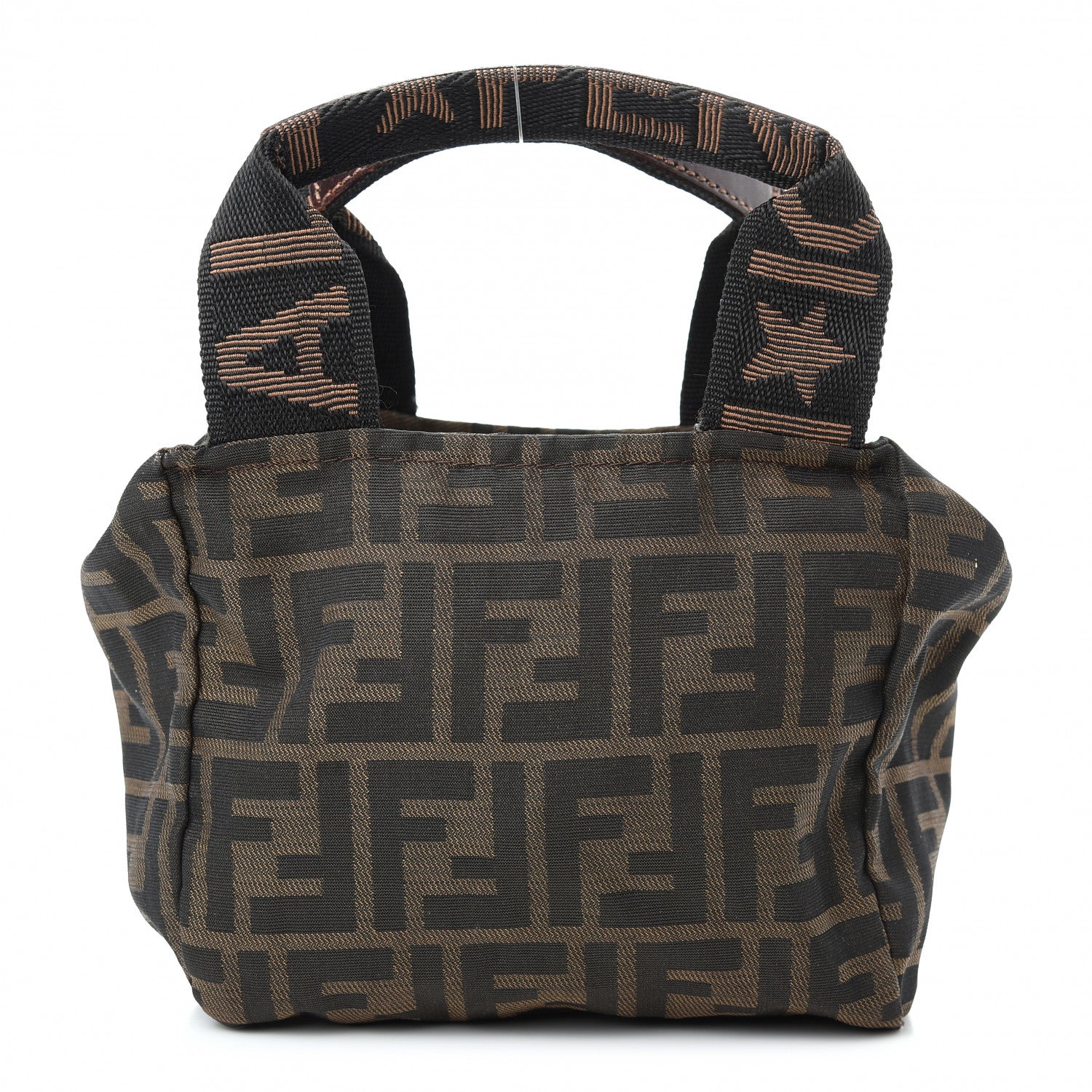 Fendi Fabric FF 1925 Mini Cosmetic Bag Tobacco 1 of 9