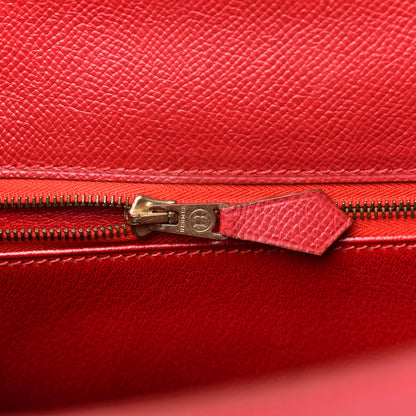 Hermes Courchevel Kelly Sellier 32 Rouge Vif 26 of 36