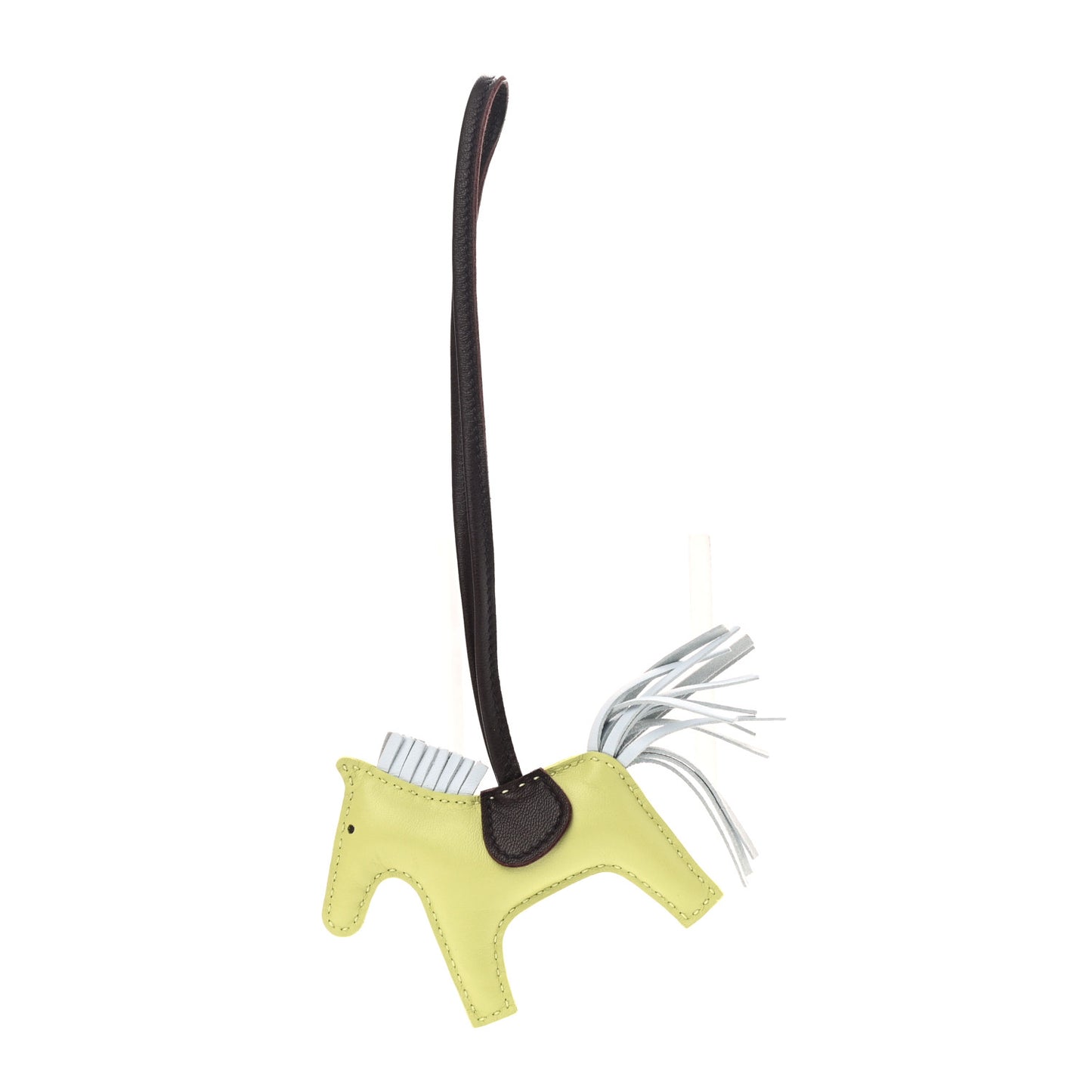 Milo Lambskin Grigri Rodeo Horse Bag Charm PM Jaune Bourgeon Bleu Brume Rouge Sellier