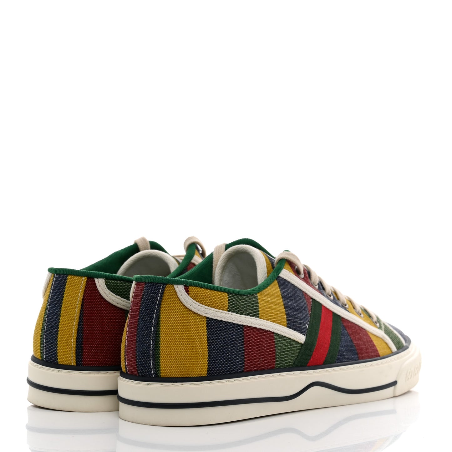 Canvas Web Marley Stripe Mens 1977 Tennis Sneakers 10.5 Multicolor Mystic White