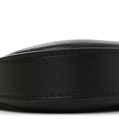 Louis Vuitton Calfskin LV Bloom Pochette Black 8 of 10