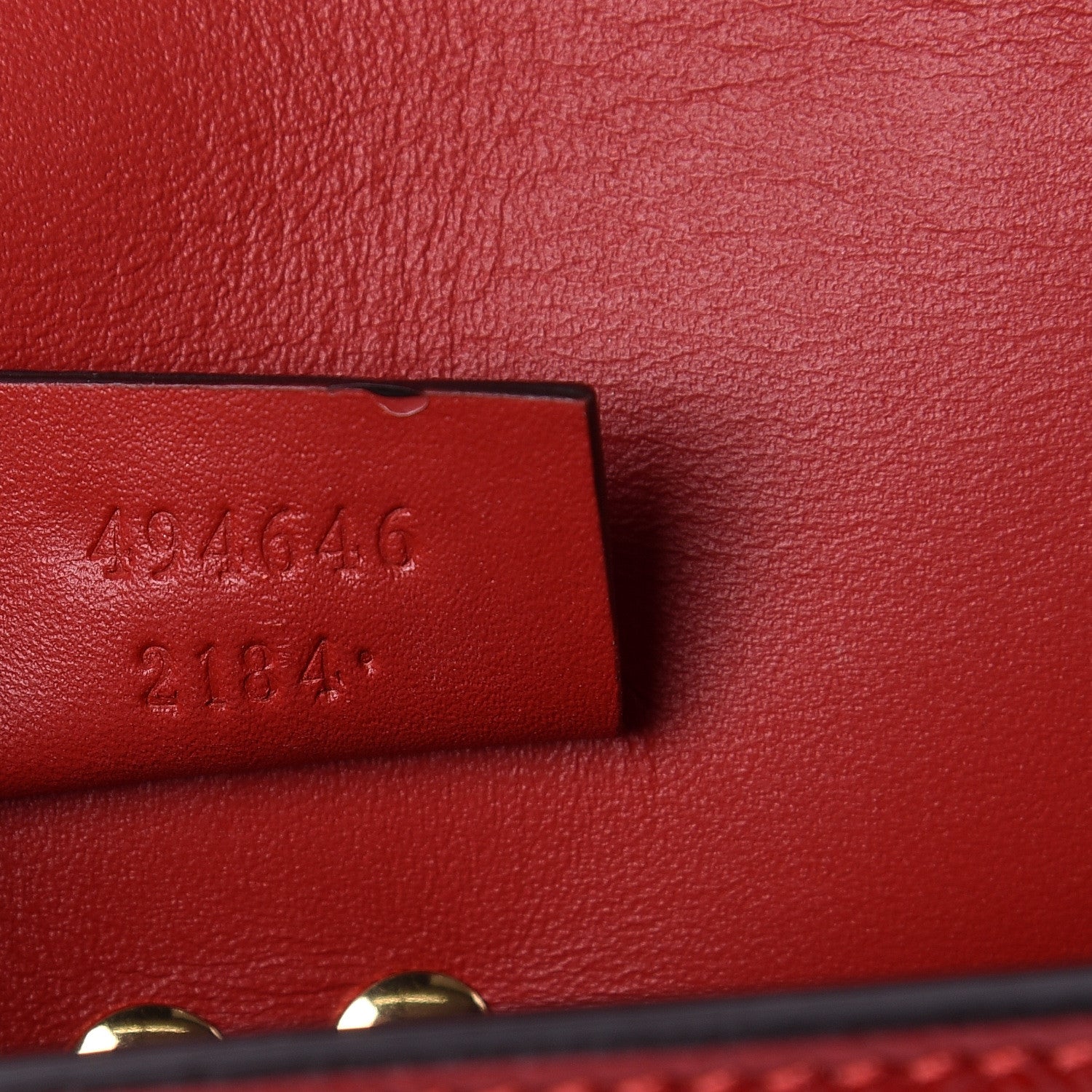 Gucci Patent Embroidered Super Mini Sylvie Chain Shoulder Bag Red 7 of 11