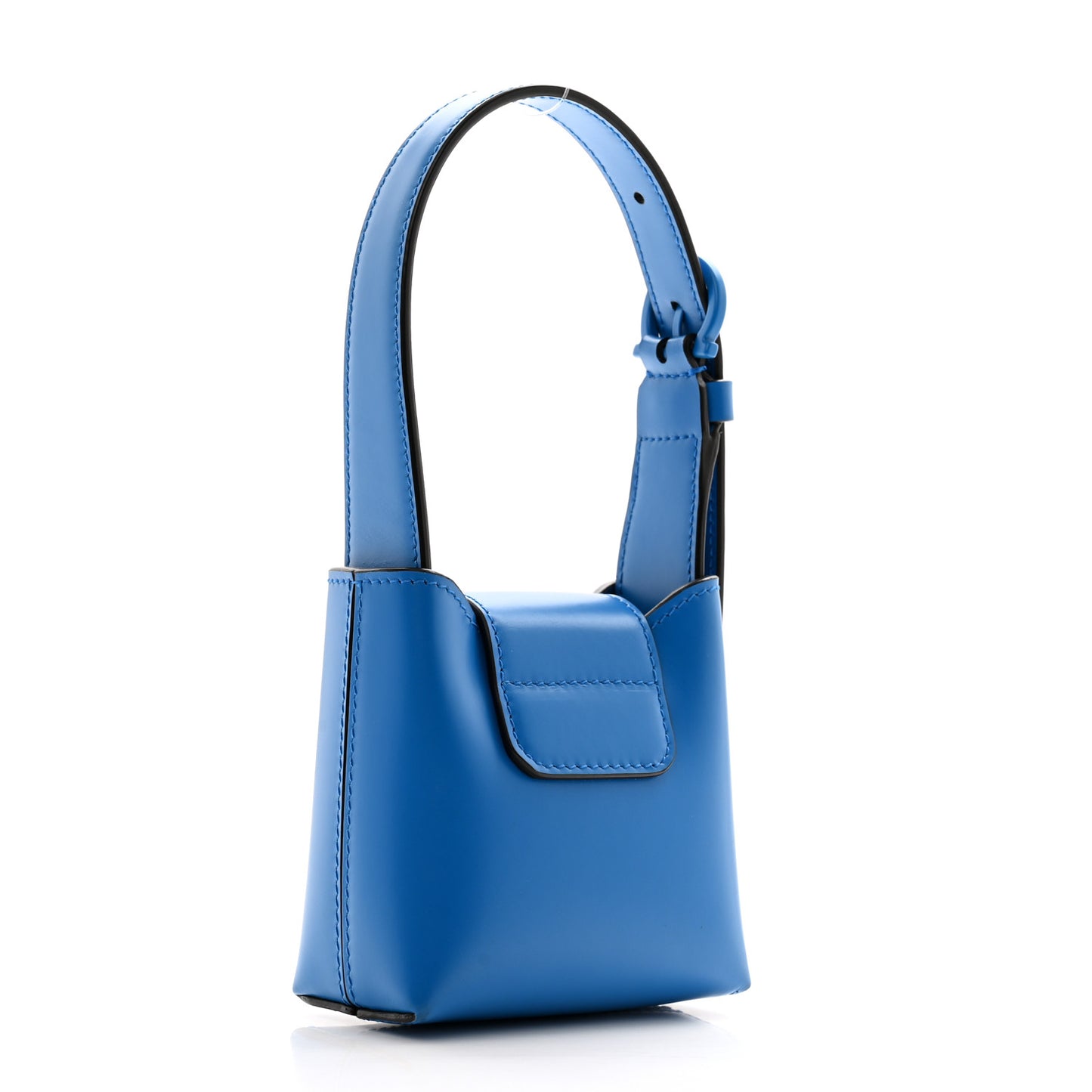 Calfskin Mini Trifolio Bag Footballer Blue