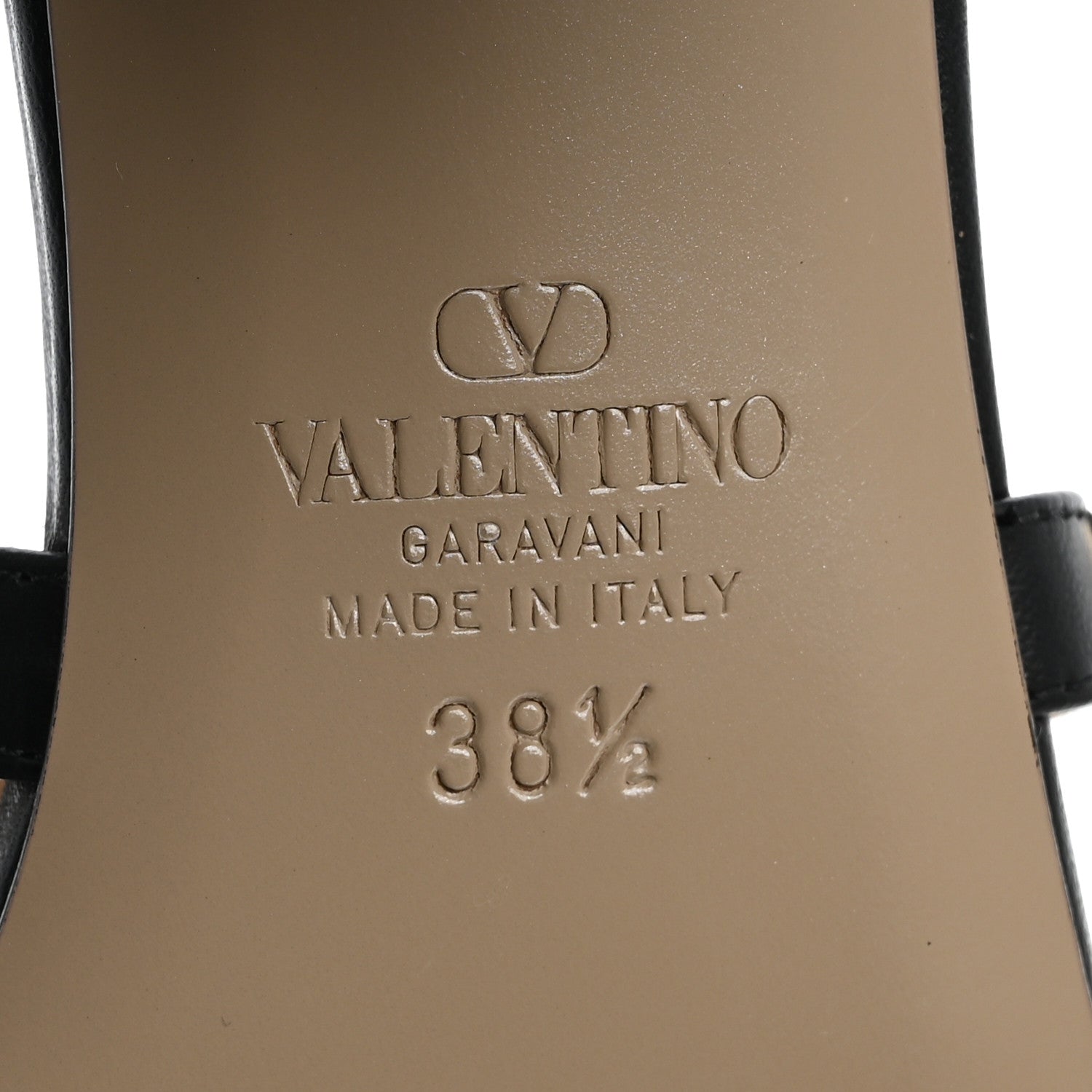 Valentino Garavani Calfskin Rockstud 60mm Caged Slide Sandals 38.5 Black 8 of 10