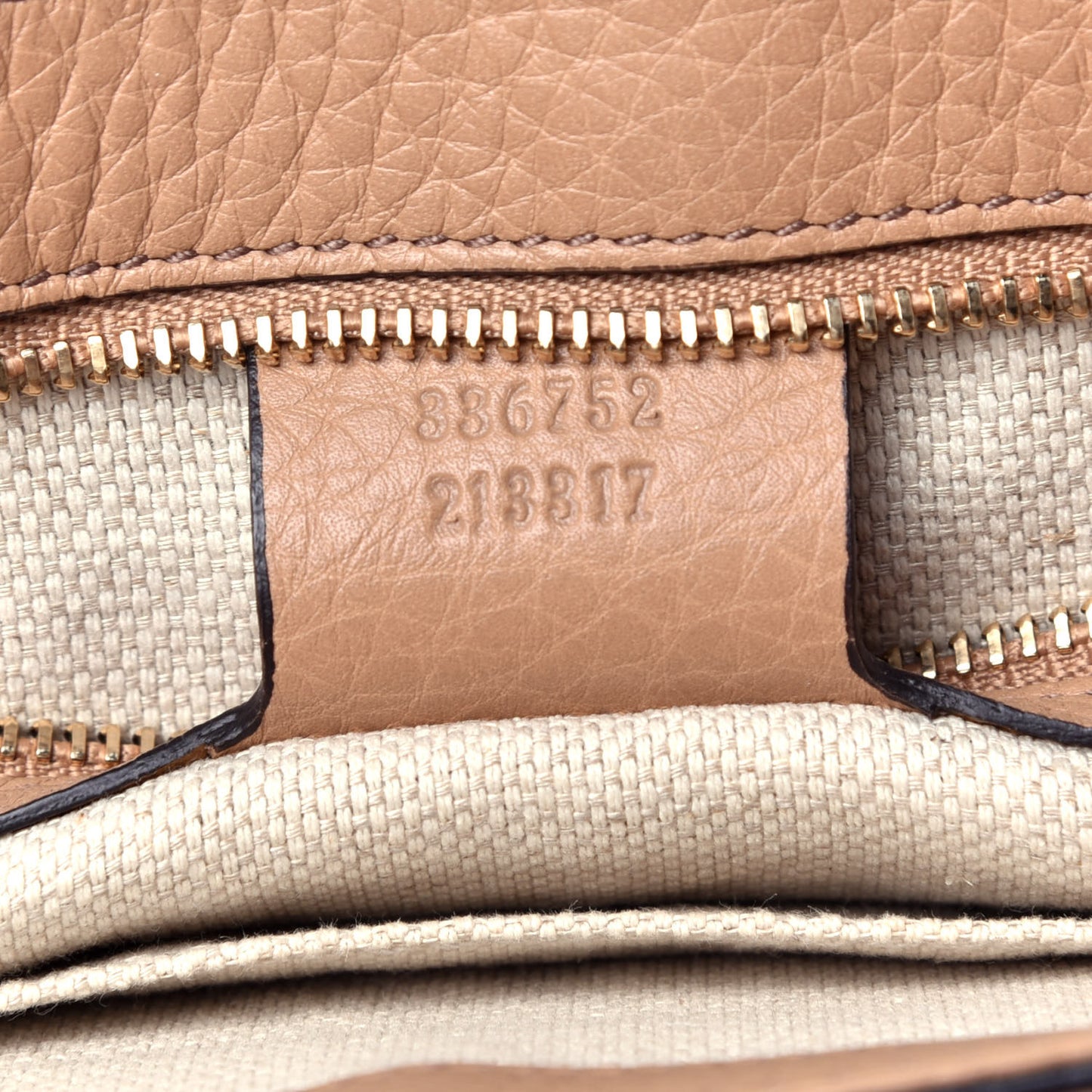 Pebbled Calfskin Medium Soho Flap Crossbody Camelia
