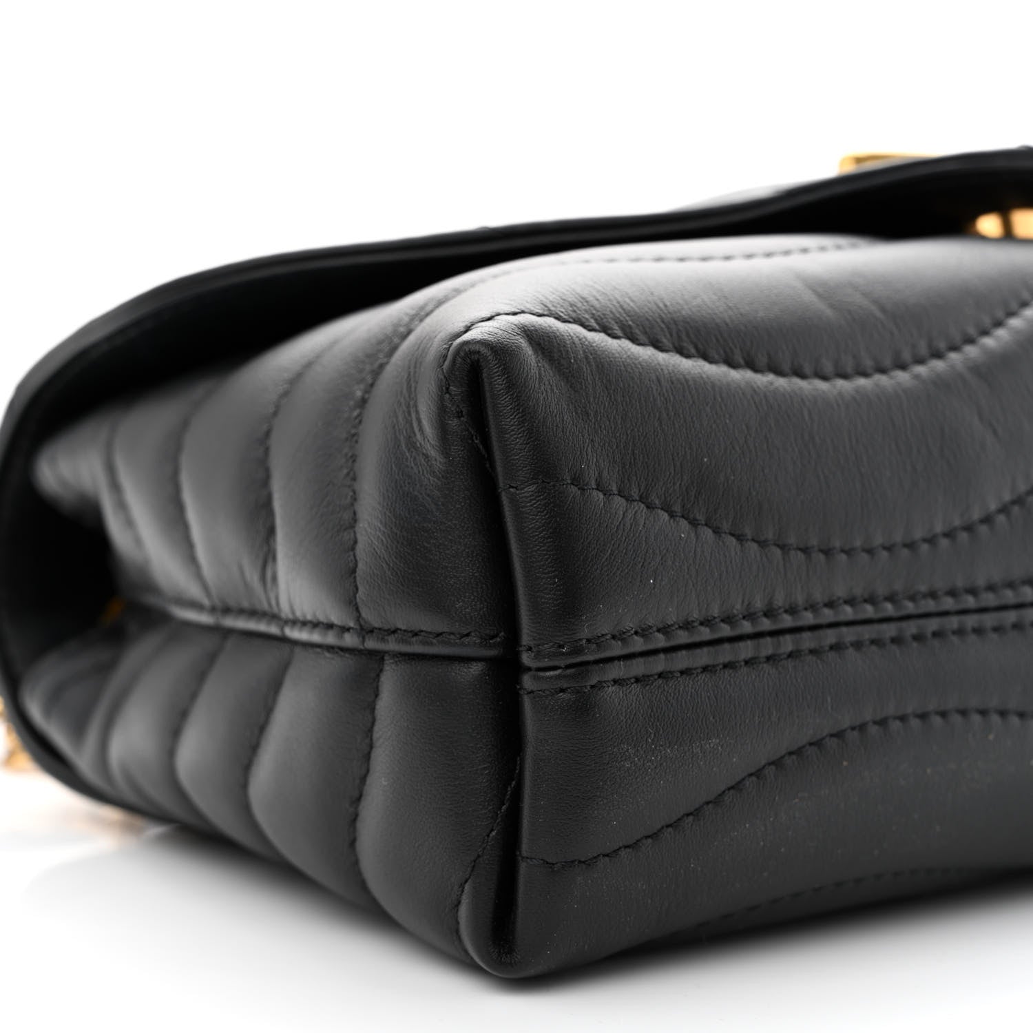 Louis Vuitton Calfskin LV New Wave Chain Bag Black 9 of 11