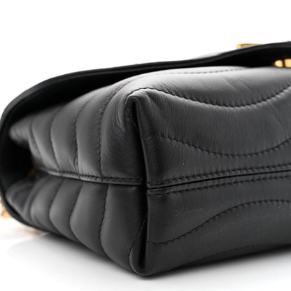 Louis Vuitton Calfskin LV New Wave Chain Bag Black 9 of 11