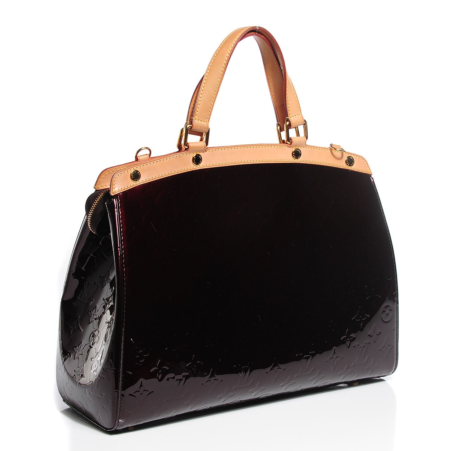 Louis Vuitton Vernis Brea GM Amarante 3 of 7