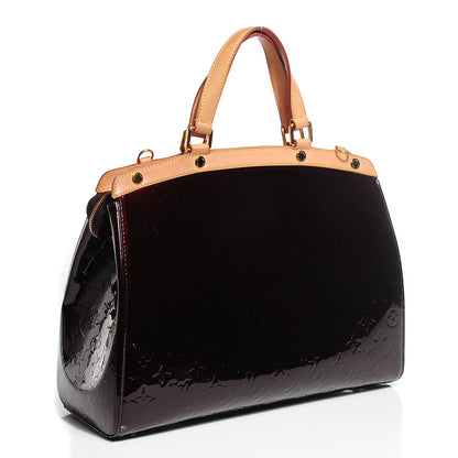 Louis Vuitton Vernis Brea GM Amarante 3 of 7