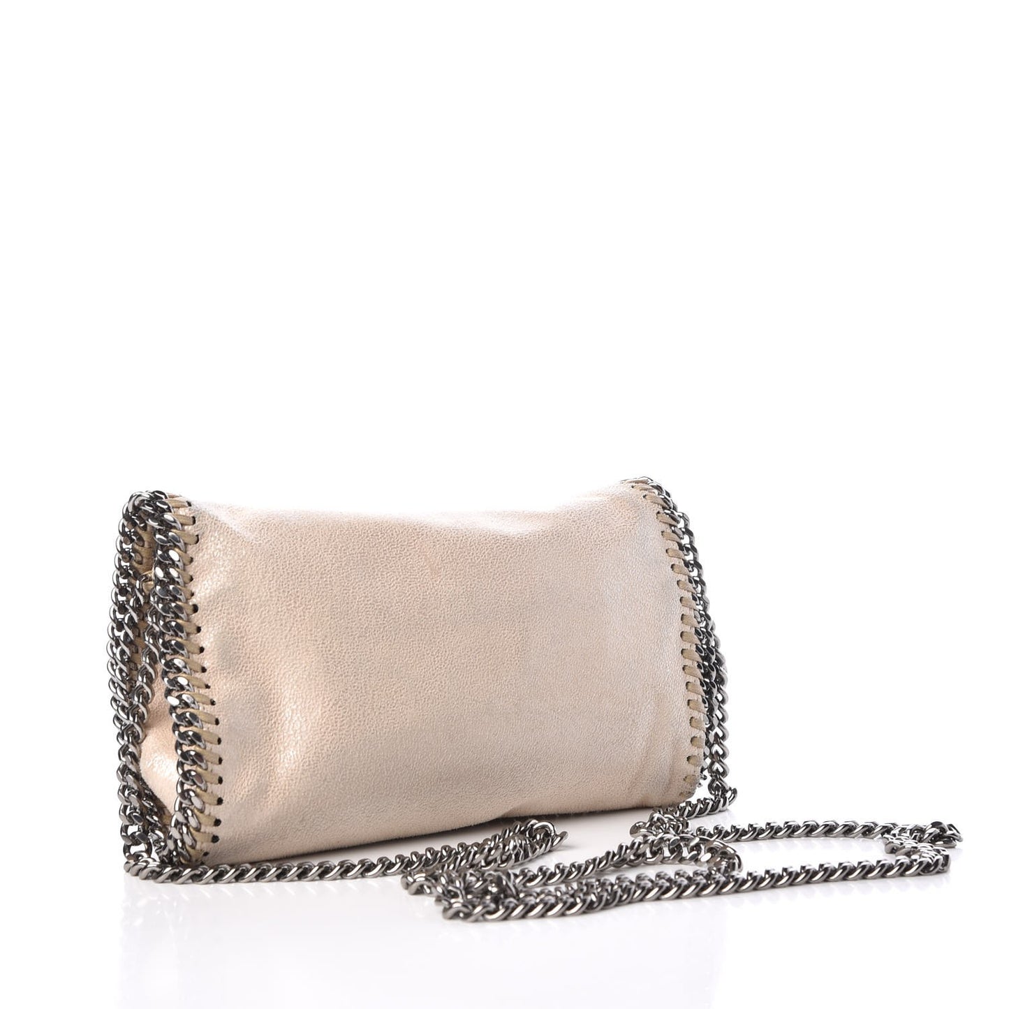 Shaggy Deer Falabella Crossbody Bag Gold