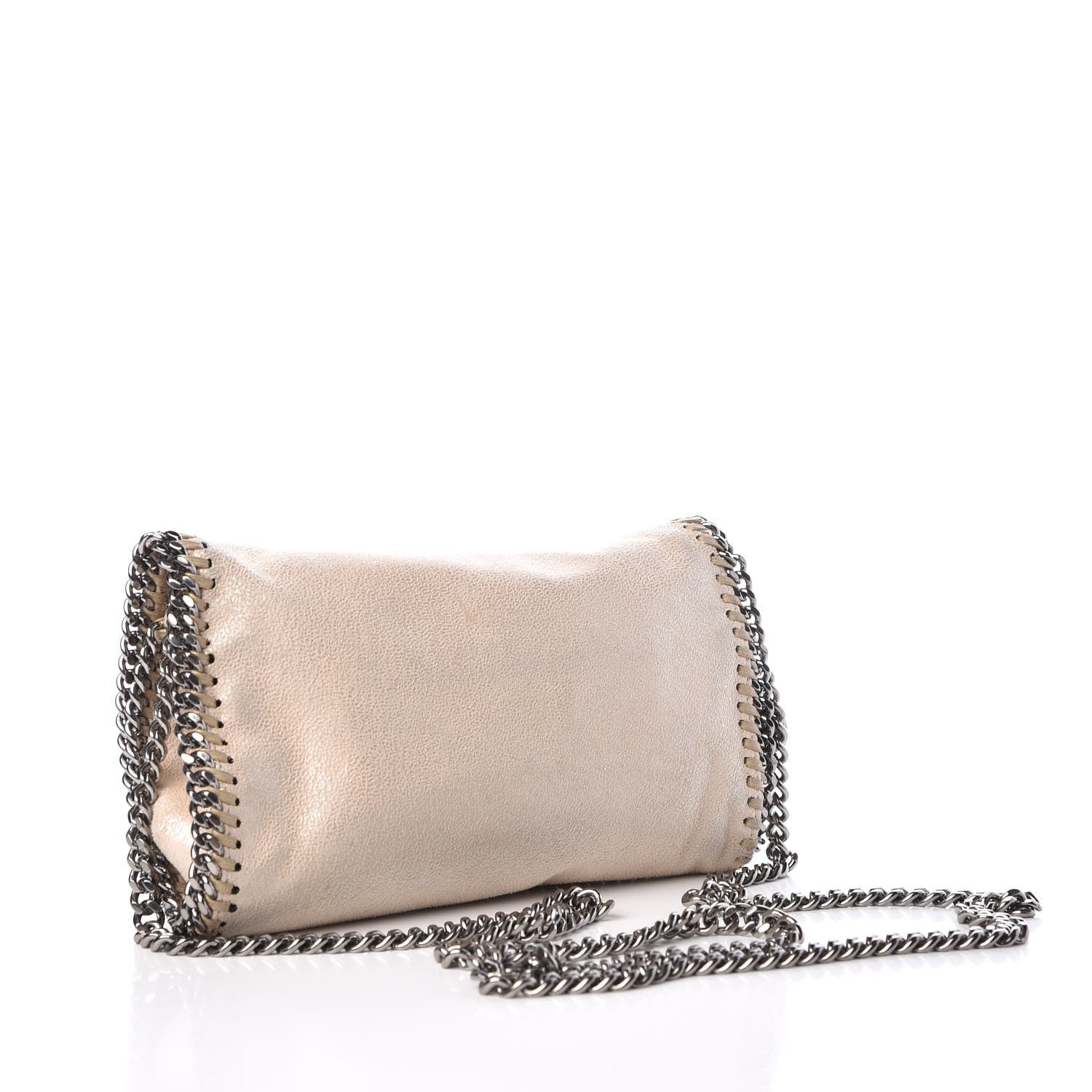 Stella McCartney Shaggy Deer Falabella Crossbody Bag Gold 3 of 8