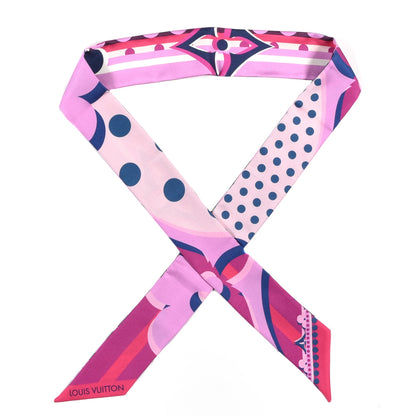 Louis Vuitton Silk Pop Monogram BB Bandeau Magenta 1 of 3