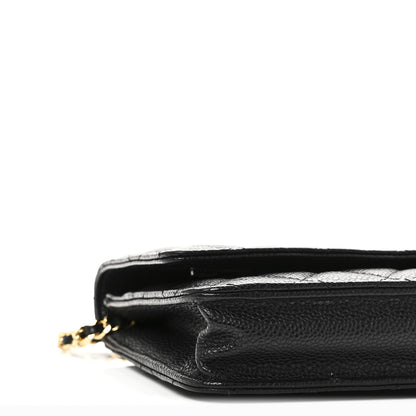 Chanel Caviar Quilted Wallet On Chain WOC Black 11 of 13