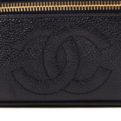 Chanel Caviar Vanity Cosmetic Case Black 7 of 10