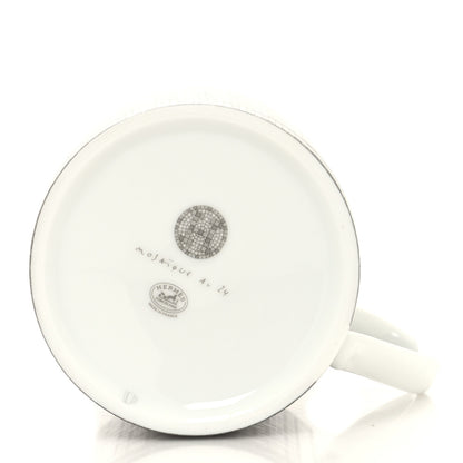 Hermes Porcelain Mosaique au 24 Mug Platinum 5 of 7