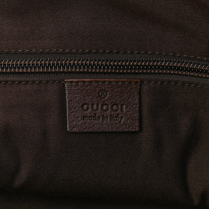 Gucci GG Monogram Medium Flap Messenger Bag Beige Dark Brown 6 of 10