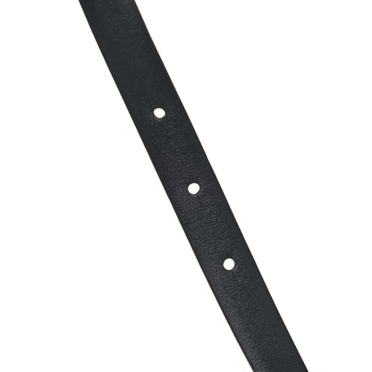 Chanel Calfskin CC Reversible Belt 95 Black Burgundy 3 of 6