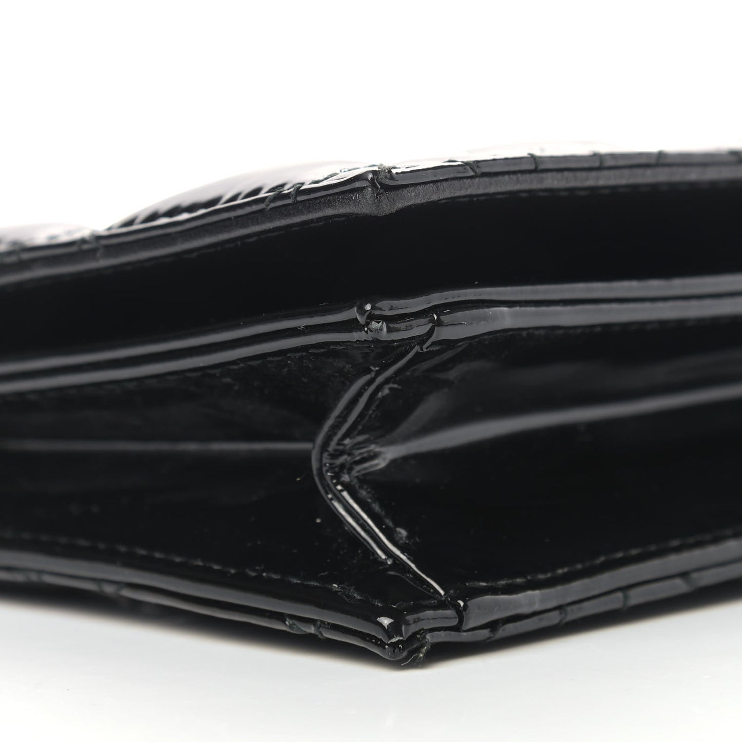 Patent Cannage Lady Dior Convertible Clutch Black