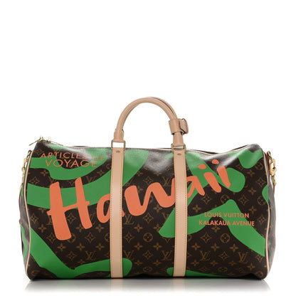 Louis Vuitton Monogram Tahitienne Hawaii Keepall 50 1 of 7