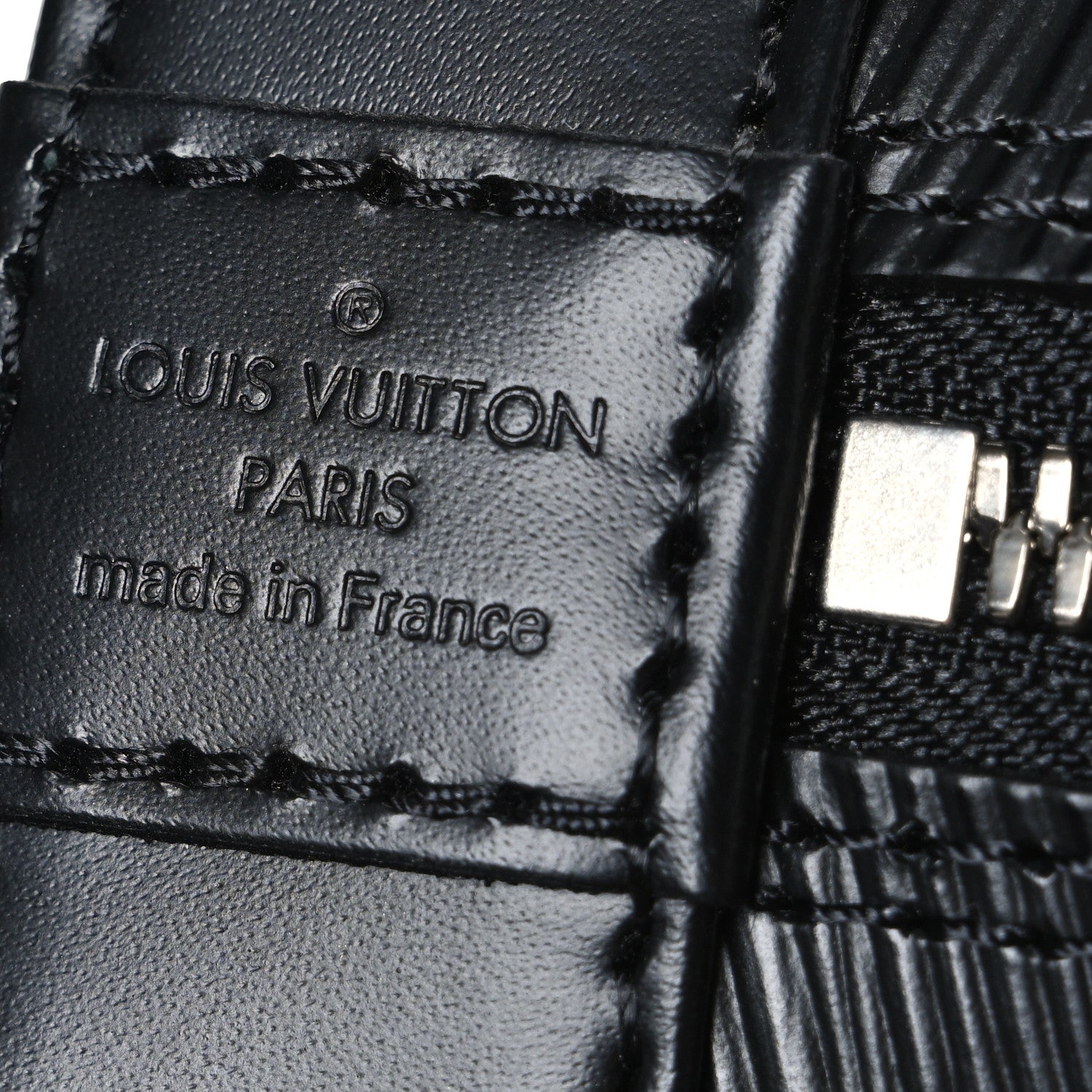 Louis Vuitton Epi Alma BB Black 6 of 9