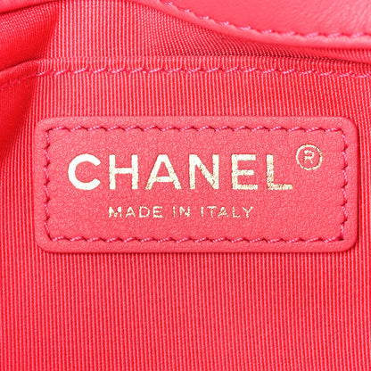 Chanel Calfskin Quilted Medium Bubbly Flap Pink 6 of 12