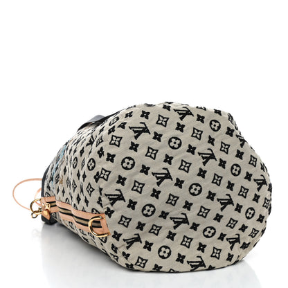 Louis Vuitton Fabric Jacquard Monogram Cheche Gypsy GM Blue 5 of 13