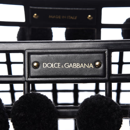 Dolce & Gabbana PVC Cage Market Tote Black 6 of 9