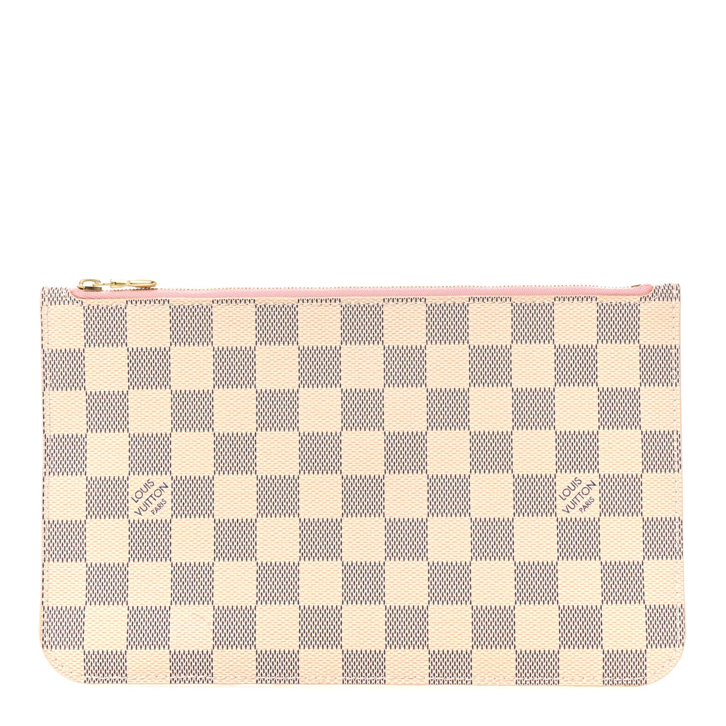Damier Azur Neverfull MM GM Pochette Rose Ballerine