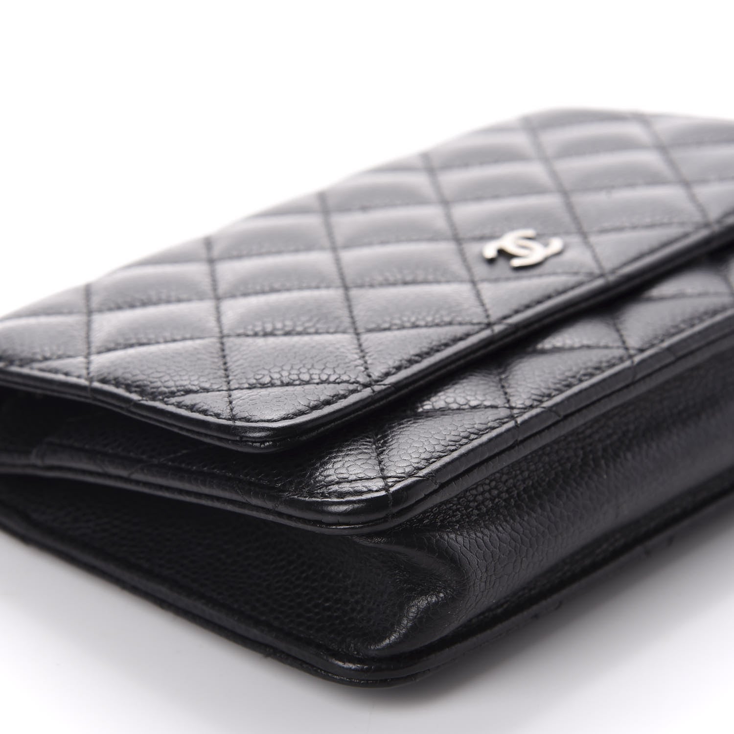 Chanel Caviar Quilted Wallet On Chain WOC Black 6 of 11